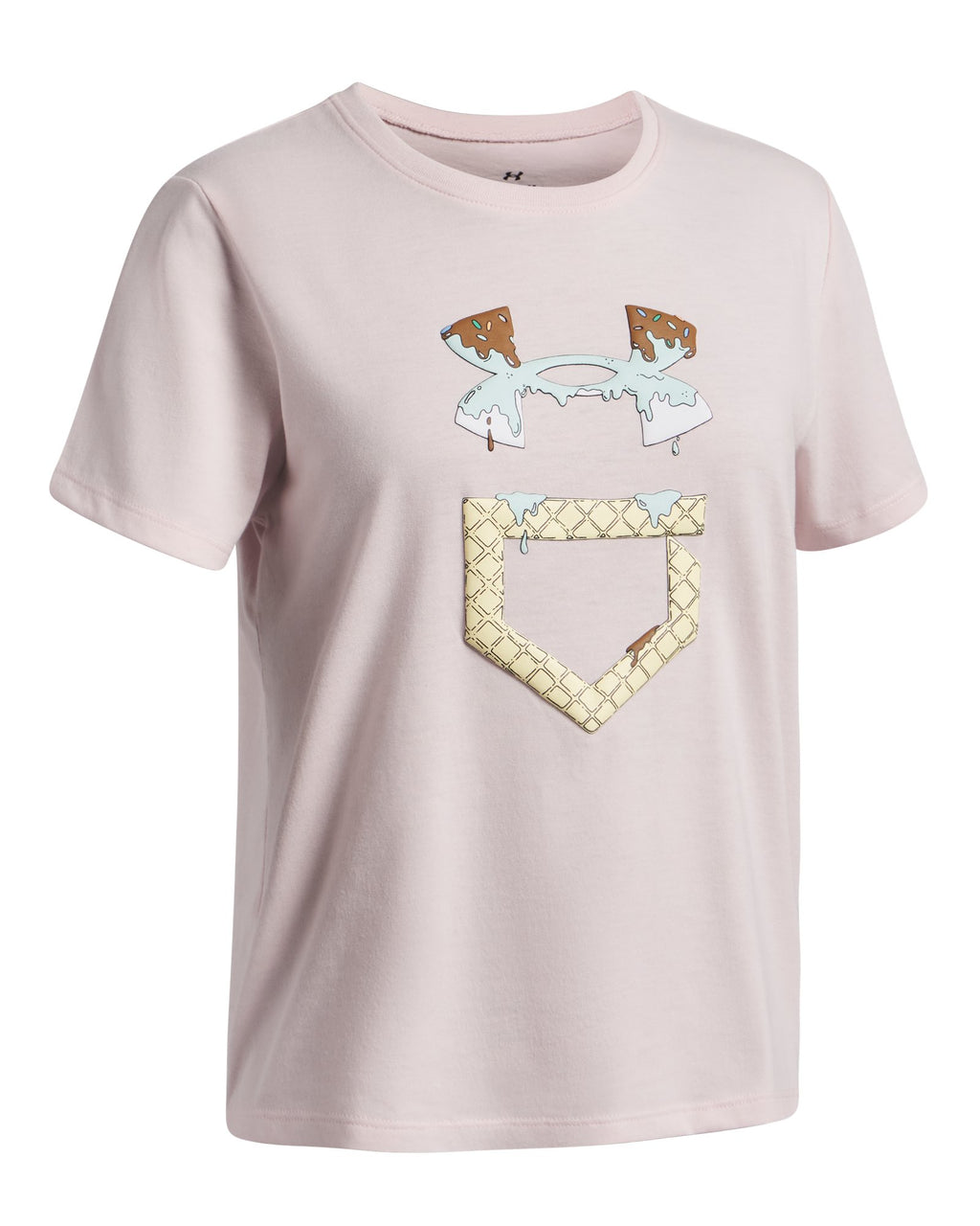UA Softball Ice Cream Girls' Short Sleeve - Pink
