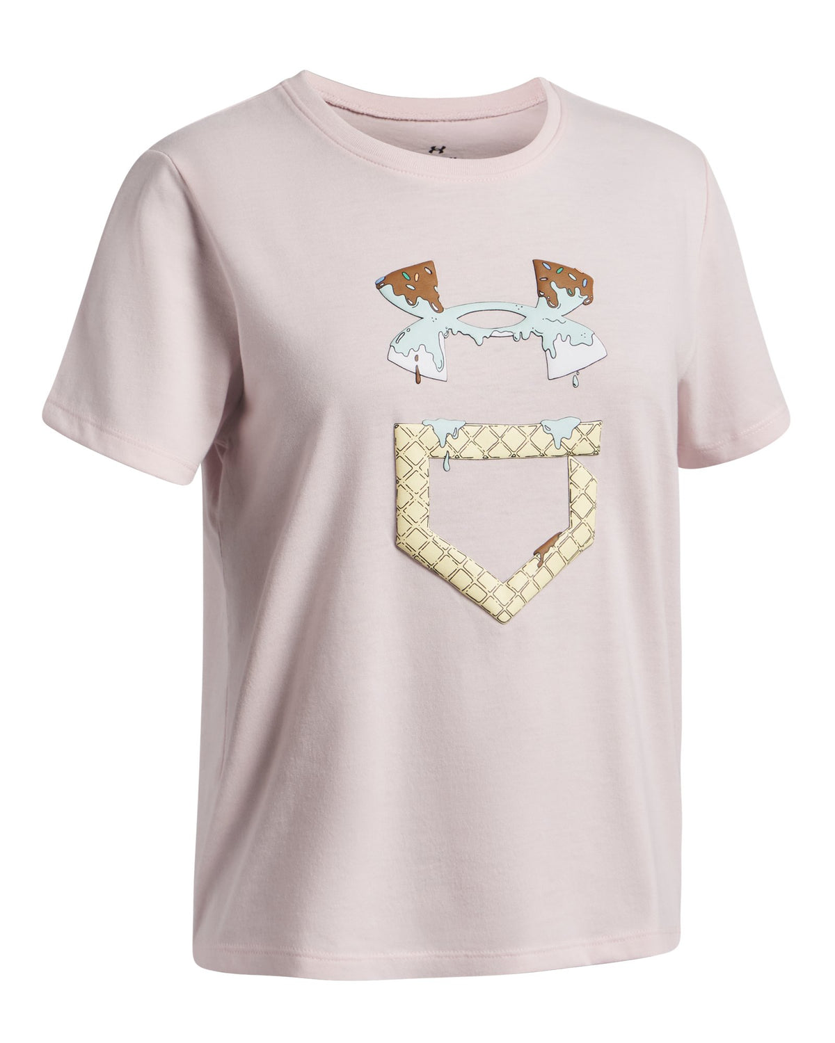 UA Softball Ice Cream Girls' Short Sleeve - Pink