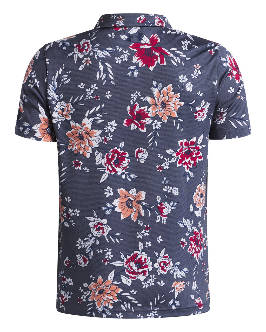 UA Matchplay Printed Boys' Polo - White