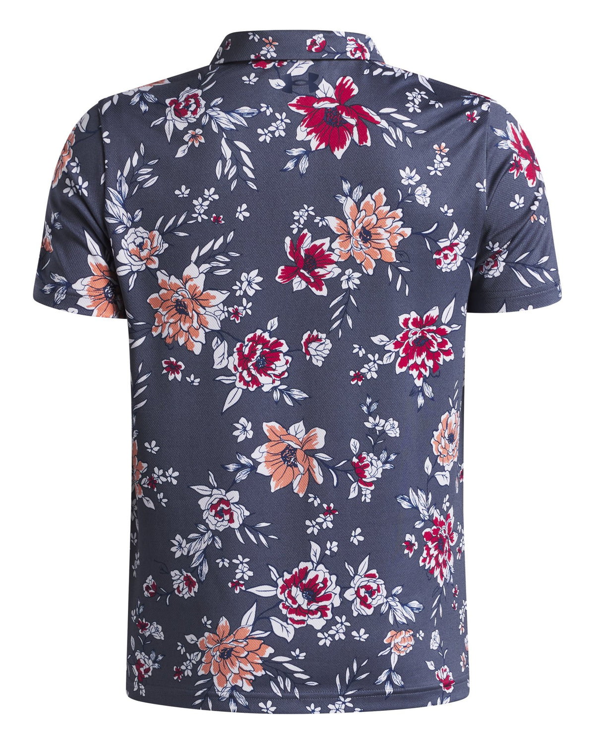 UA Matchplay Printed Boys' Polo - White