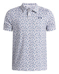UA Matchplay Printed Boys' Polo - White