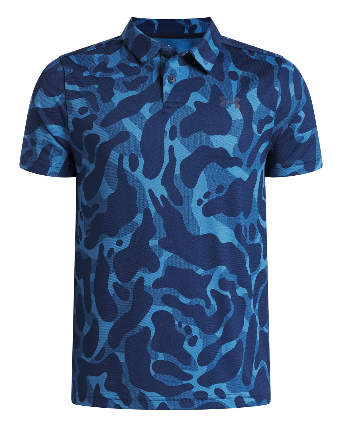 UA Matchplay Printed Boys' Polo - Blue