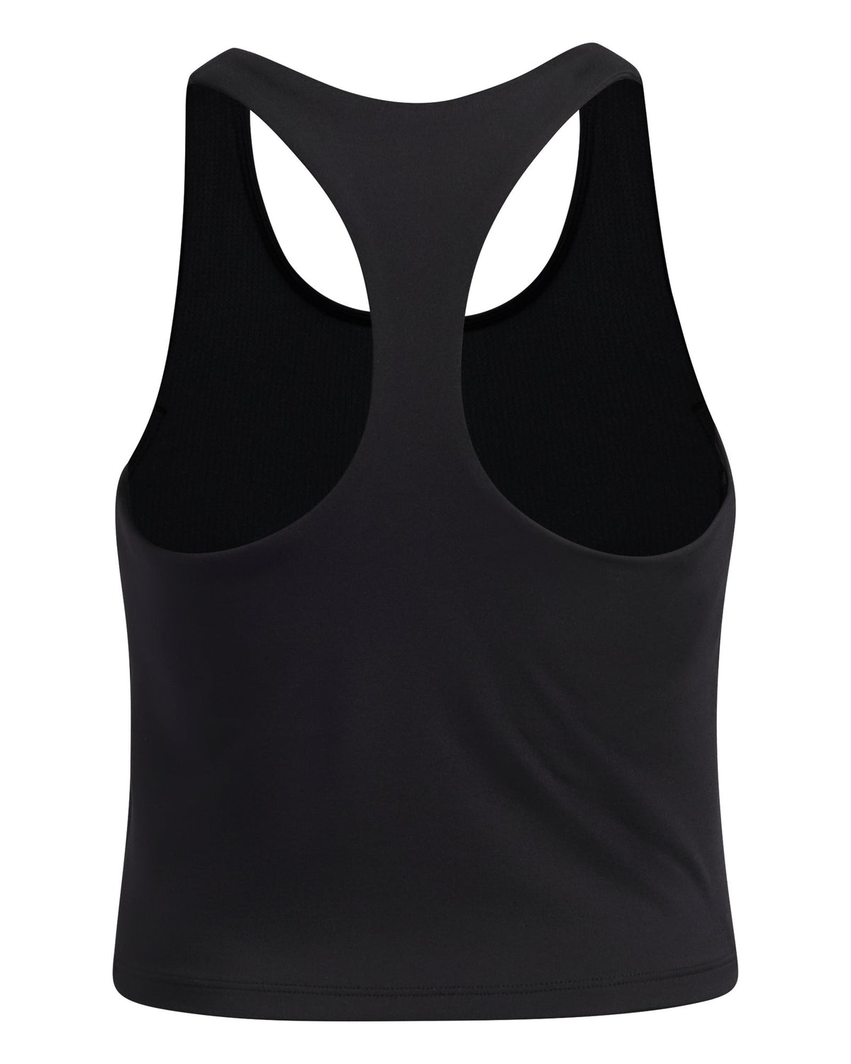 UA Motion Branded Girls' Crop Tank - Black