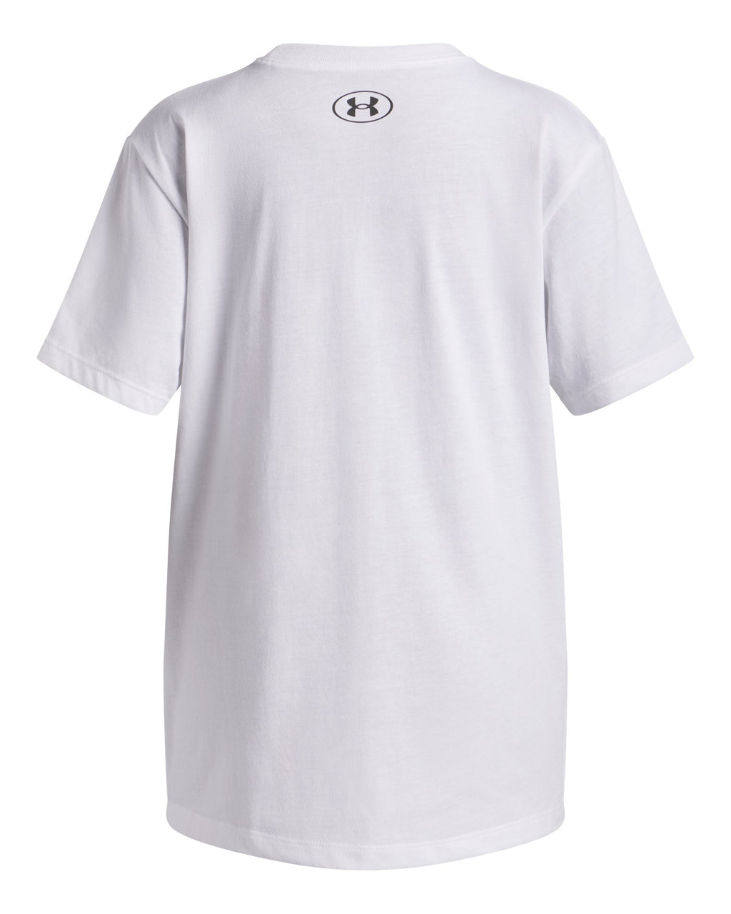 UA Empowerment Patch Girls' Oversized Short Sleeve - White