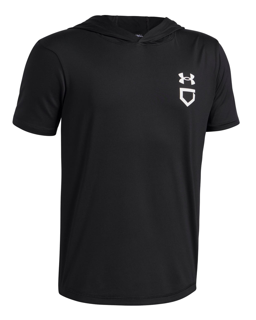 UA Utility Lightweight Boys' Short Sleeve Hoodie - Black