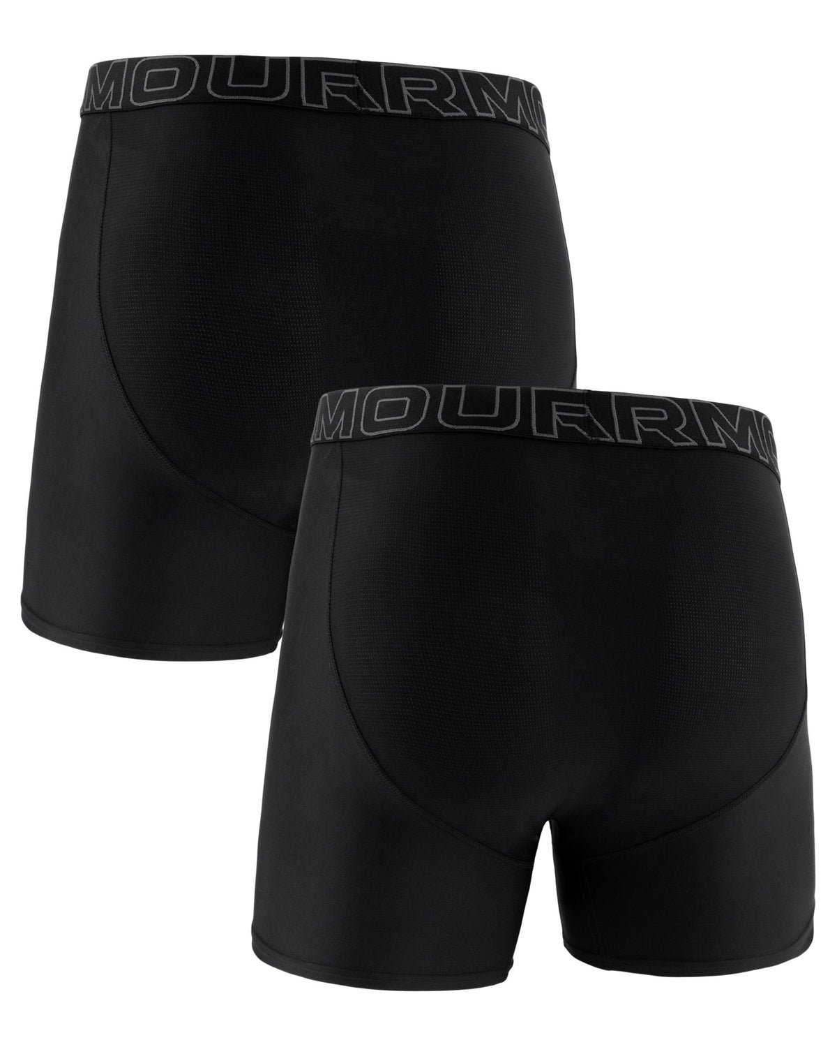 UA Boxerjock® BallBag Men's 6" 2-Pack Underwear - Black