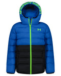 UA Pronto Colorblock Little Boys' Puffer Jacket - Blue