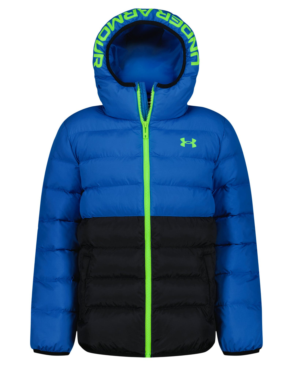 UA Pronto Colorblock Little Boys' Puffer Jacket - Blue