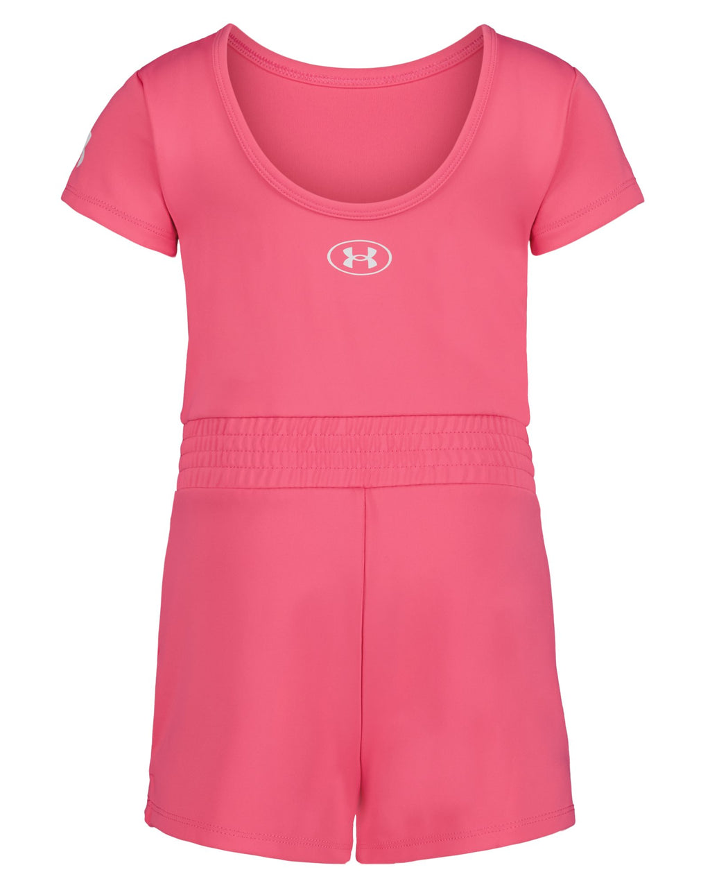 UA Short Sleeve Little Girls' Romper - Pink