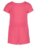 UA Short Sleeve Little Girls' Romper - Pink