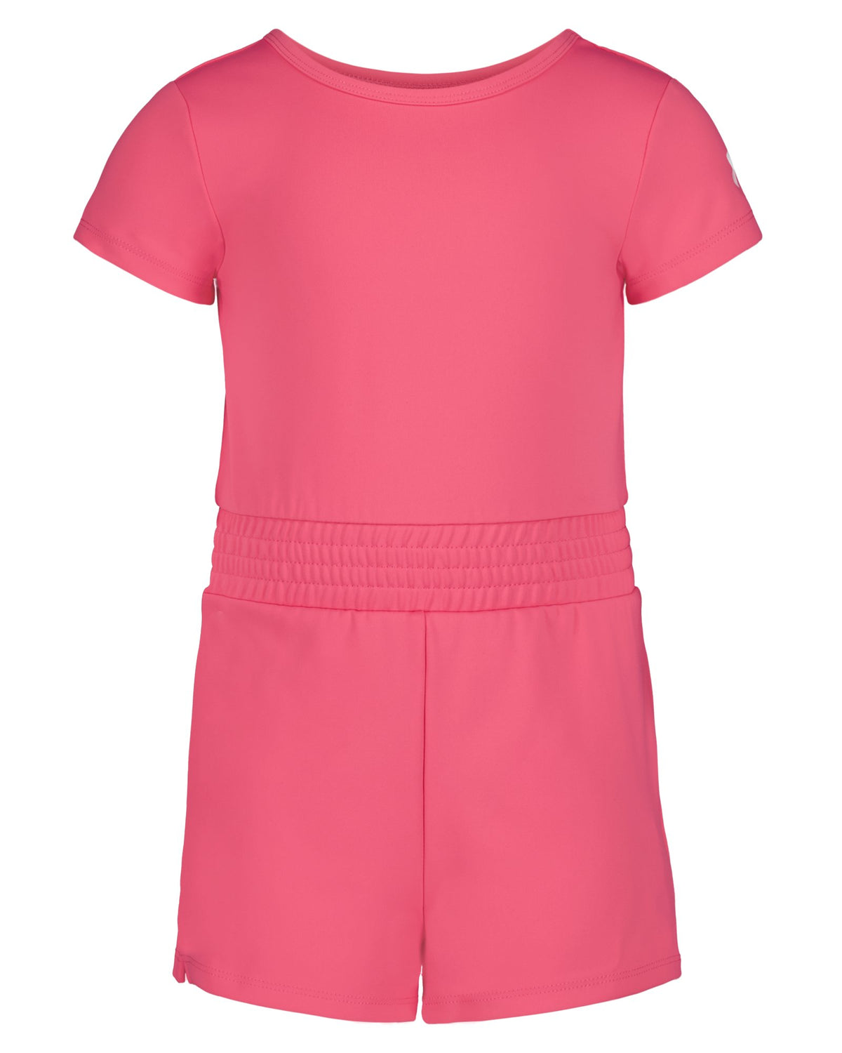 UA Short Sleeve Little Girls' Romper - Pink