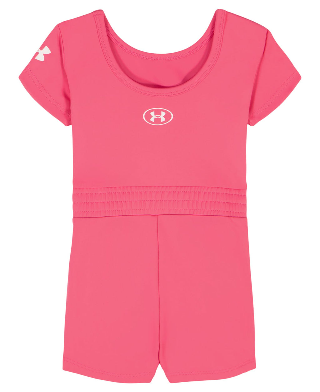 UA Short Sleeve Newborn Girls' Romper - Pink