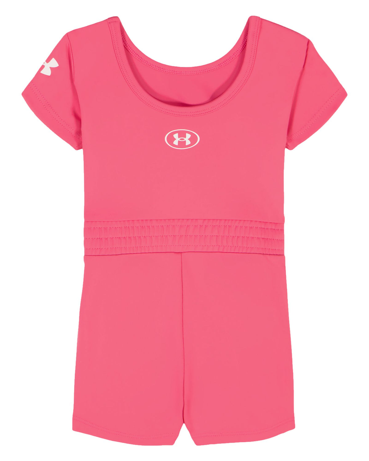 UA Short Sleeve Newborn Girls' Romper - Pink