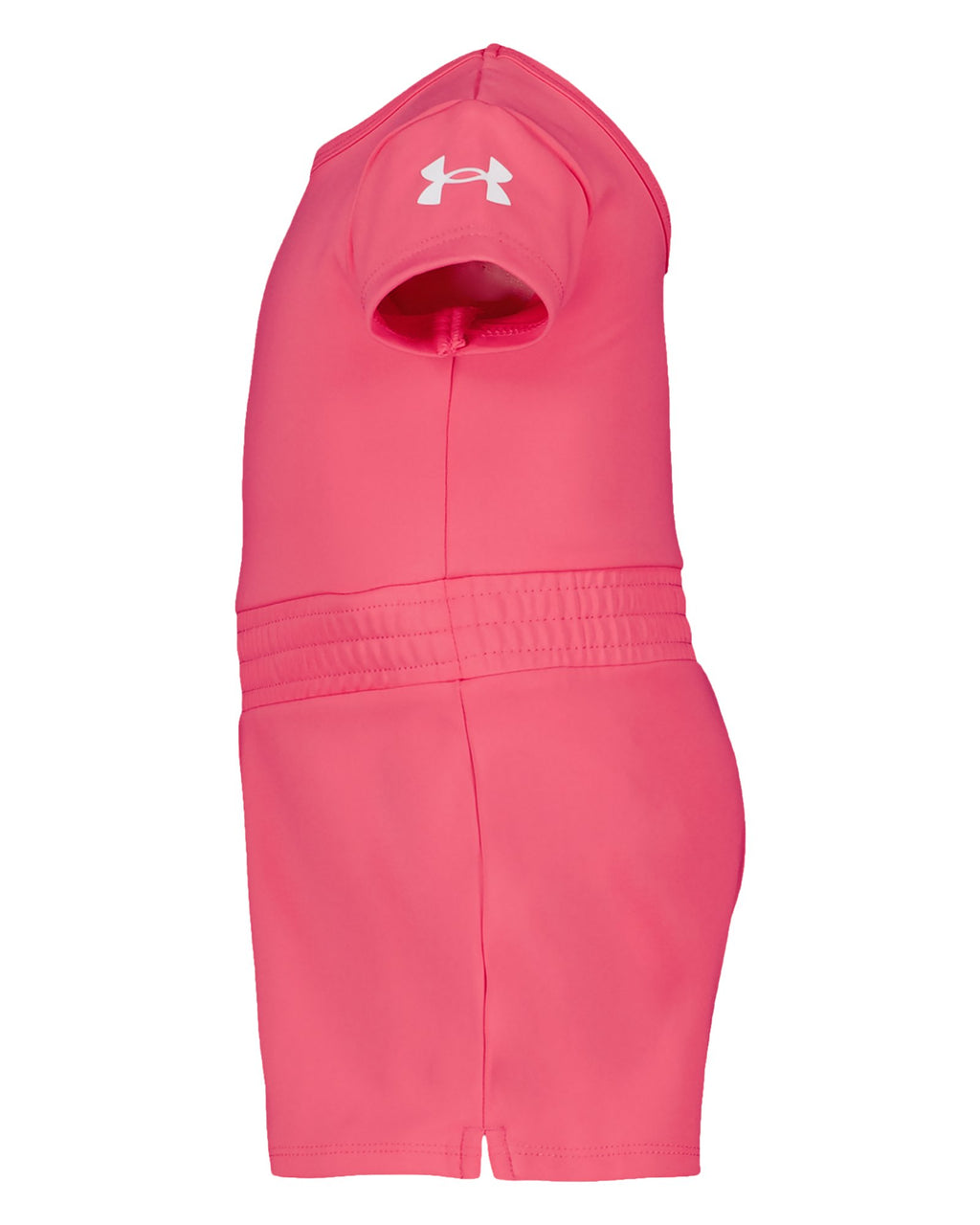 UA Short Sleeve Newborn Girls' Romper - Pink