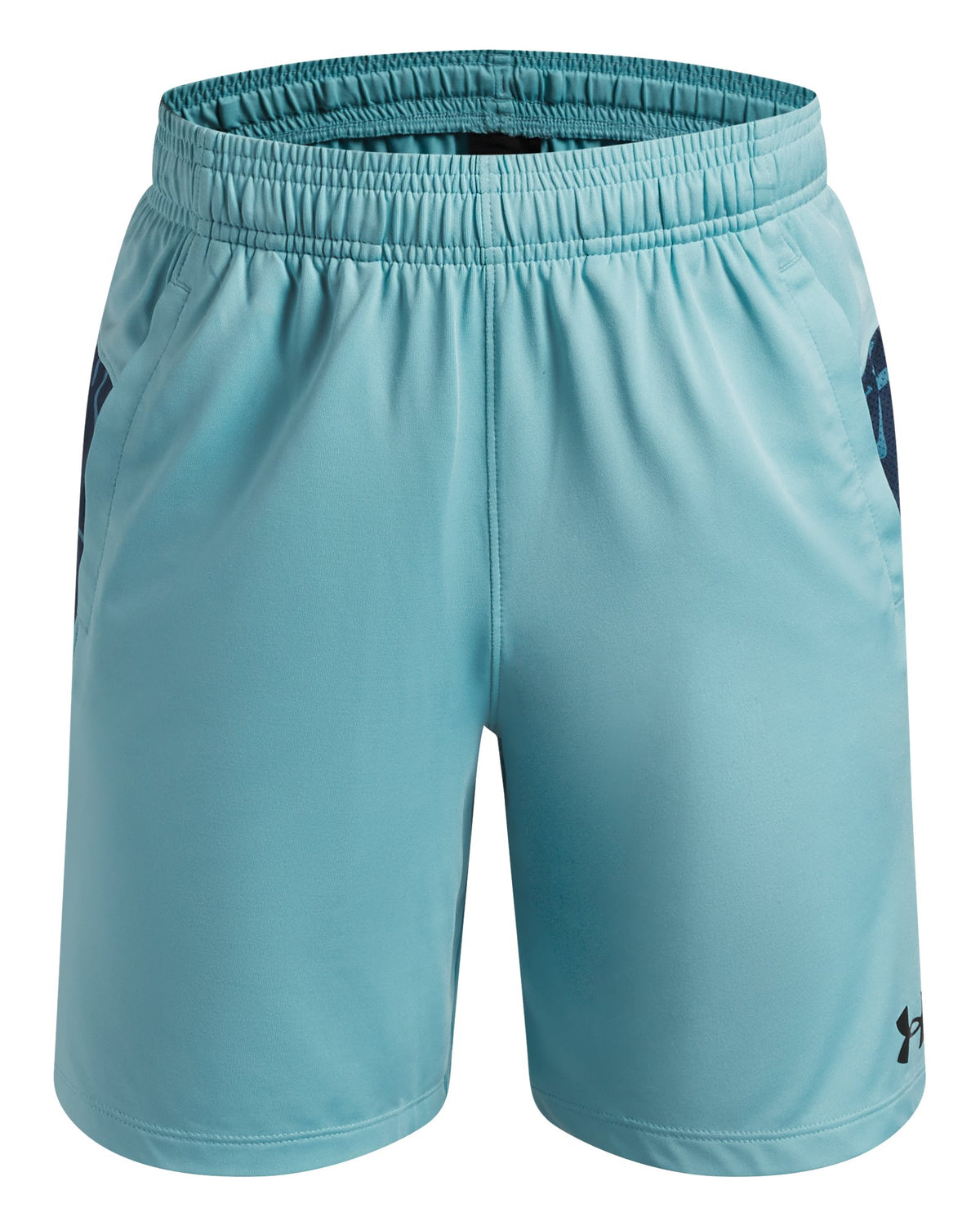 UA Tech™ Vent Print Blocked Boys' Shorts - Blue
