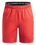 UA Tech™ Vent Print Blocked Boys' Shorts - Red