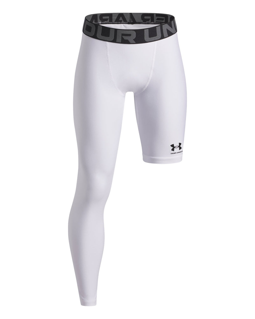 HeatGear® Asymmetrical Right Boys' Leggings - Black