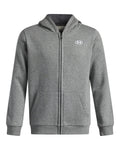 UA Rival Fleece Boys' Full-Zip Hoodie - Gray