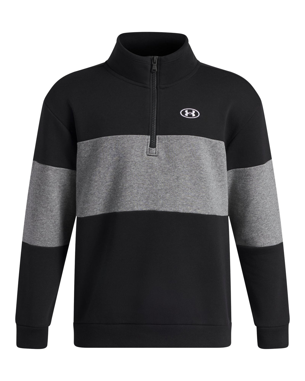 UA Rival Fleece Boys' ½ Zip - Black