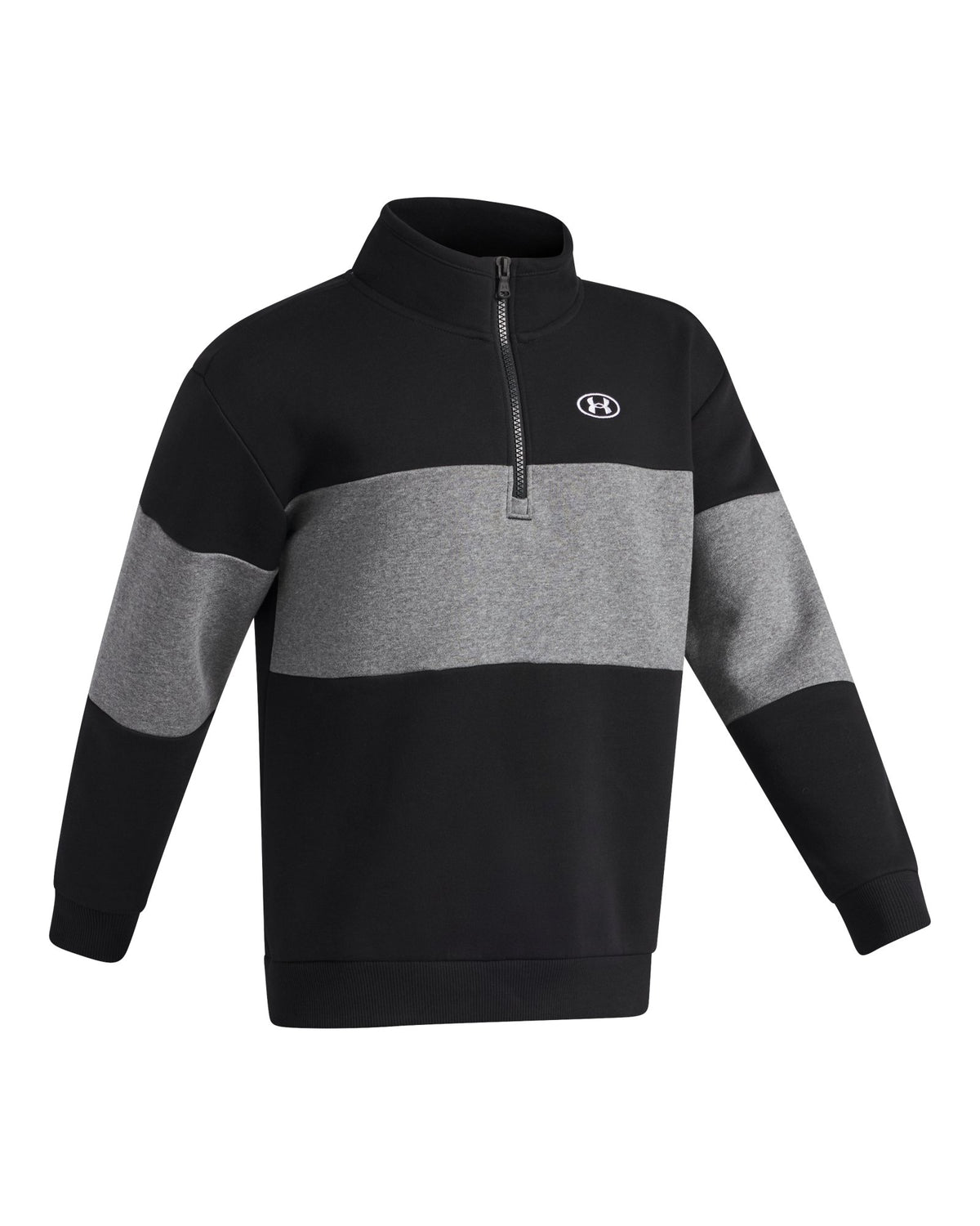 UA Rival Fleece Boys' ½ Zip - Black