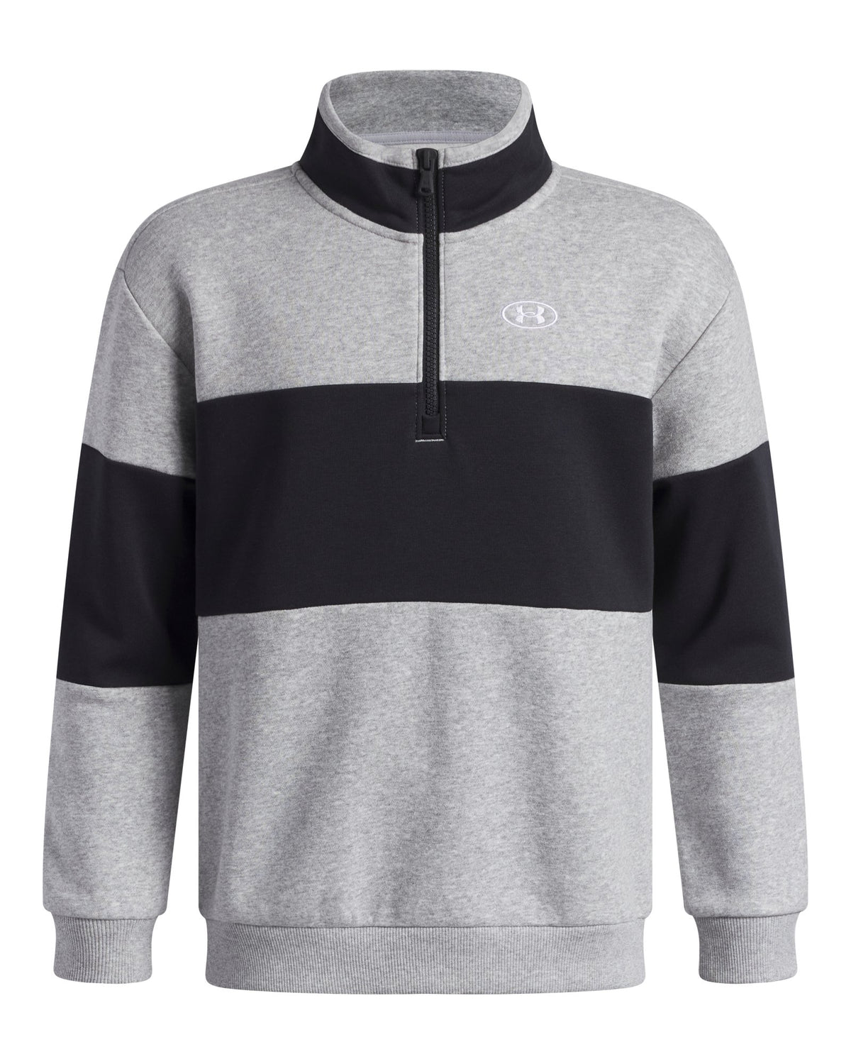 UA Rival Fleece Boys' ½ Zip - Gray