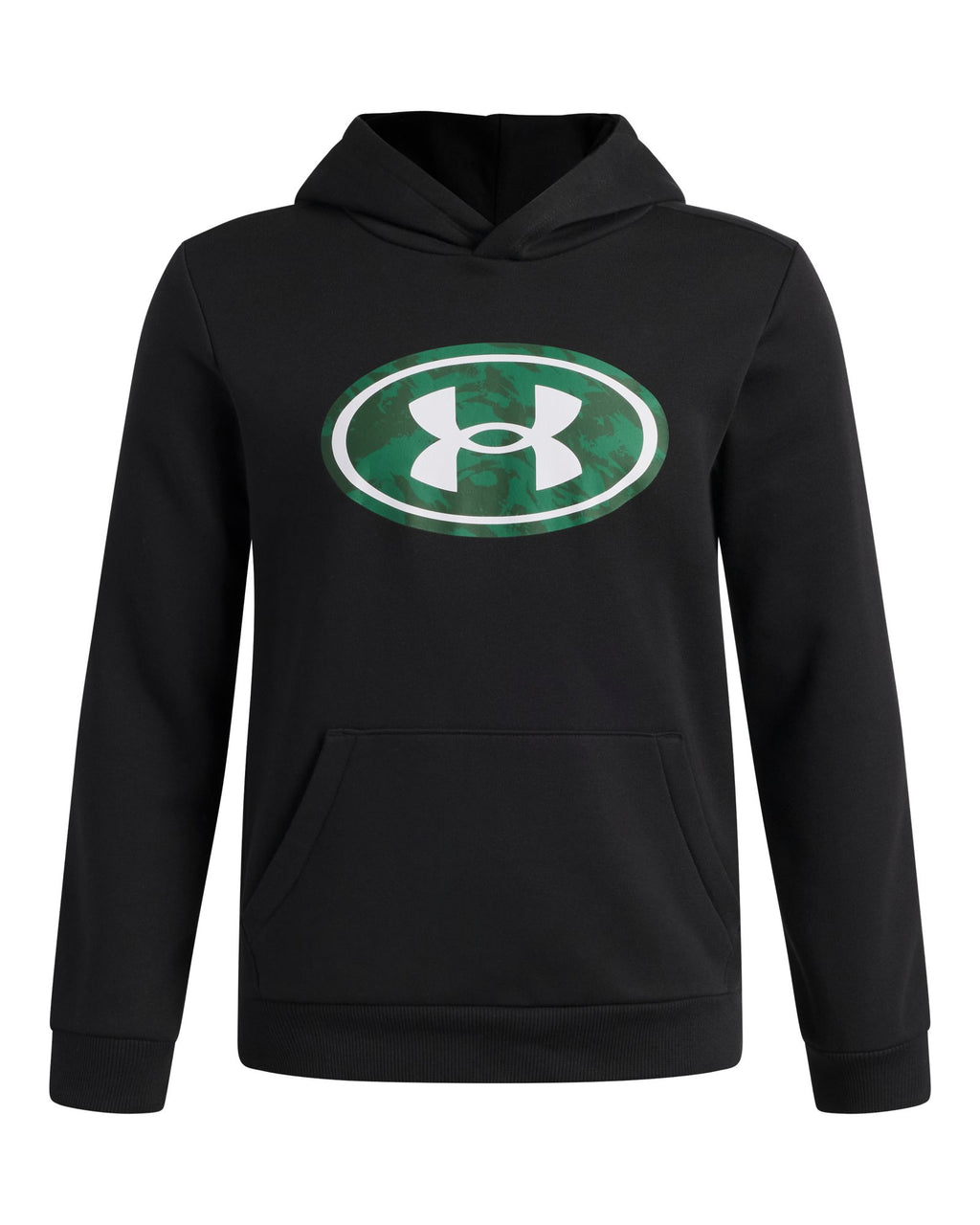 UA Rival Fleece Key Print Fill Boys' Hoodie - Black