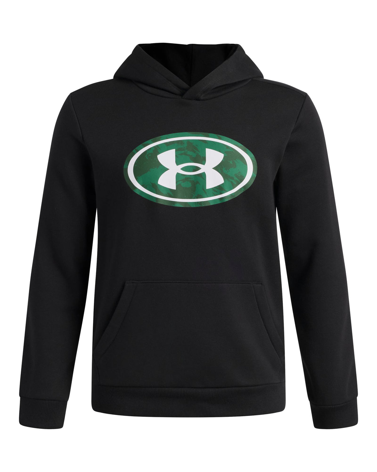 UA Rival Fleece Key Print Fill Boys' Hoodie - Black
