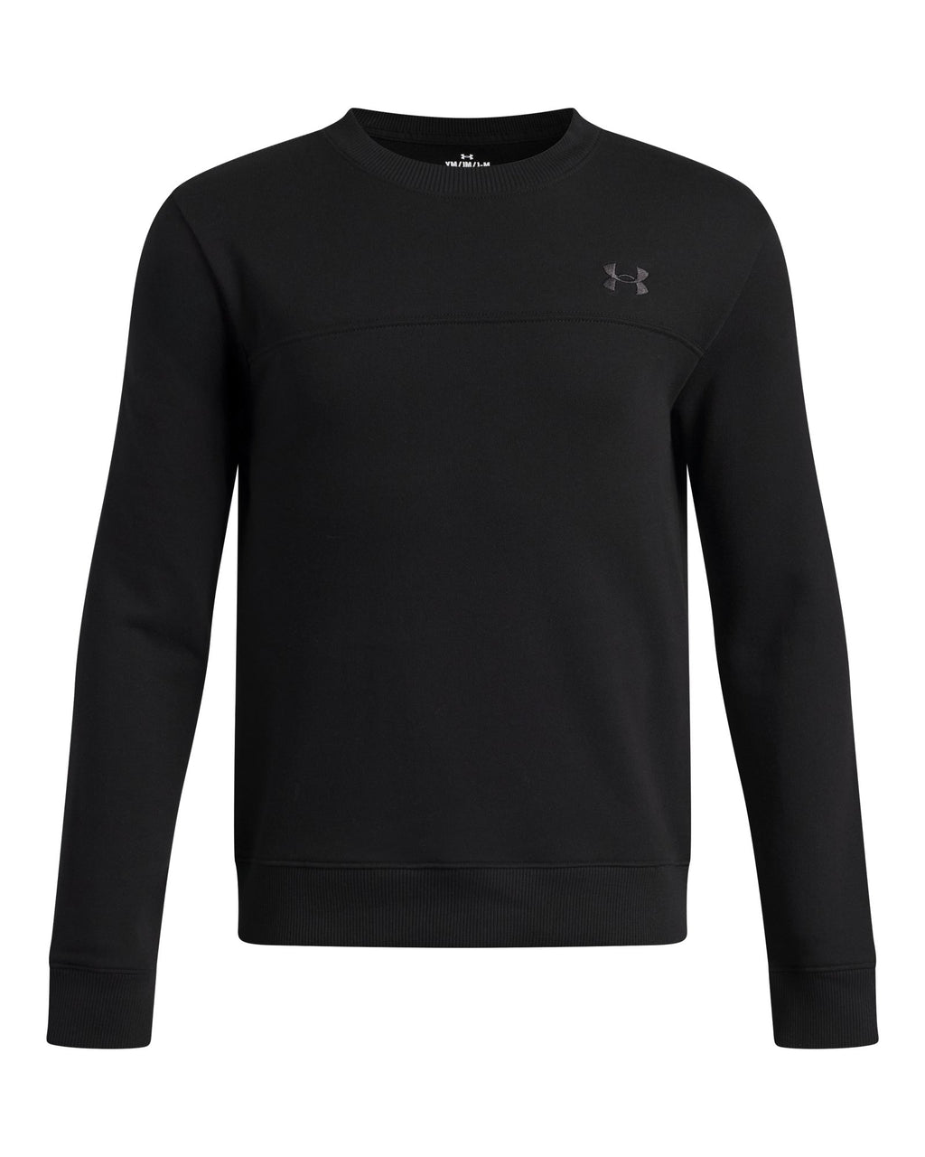 UA Rival Lightweight Boys' Crew - Black