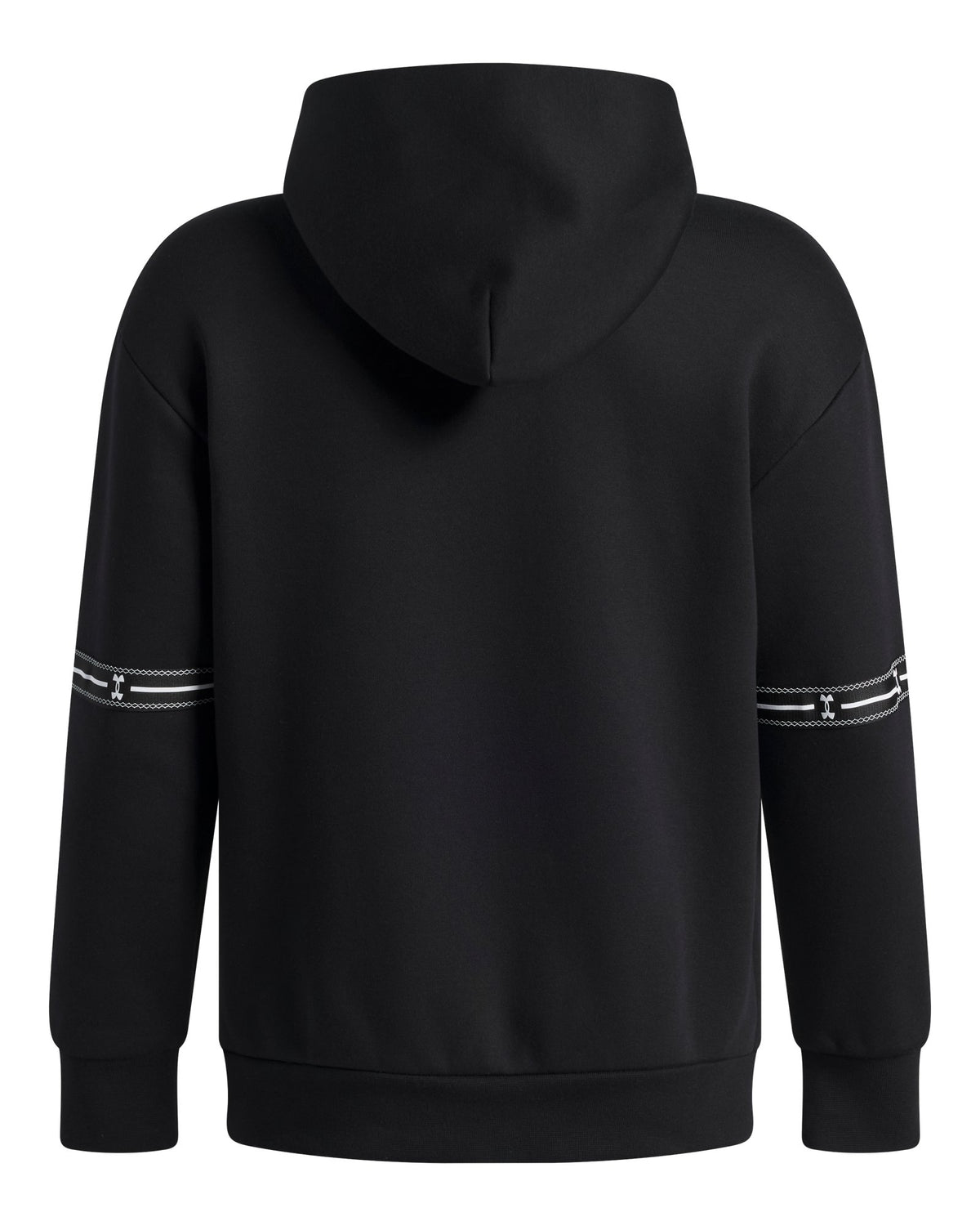 UA Icon Fleece Taped Boys' Hoodie - Black