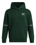 UA Icon Fleece Taped Boys' Hoodie - Green