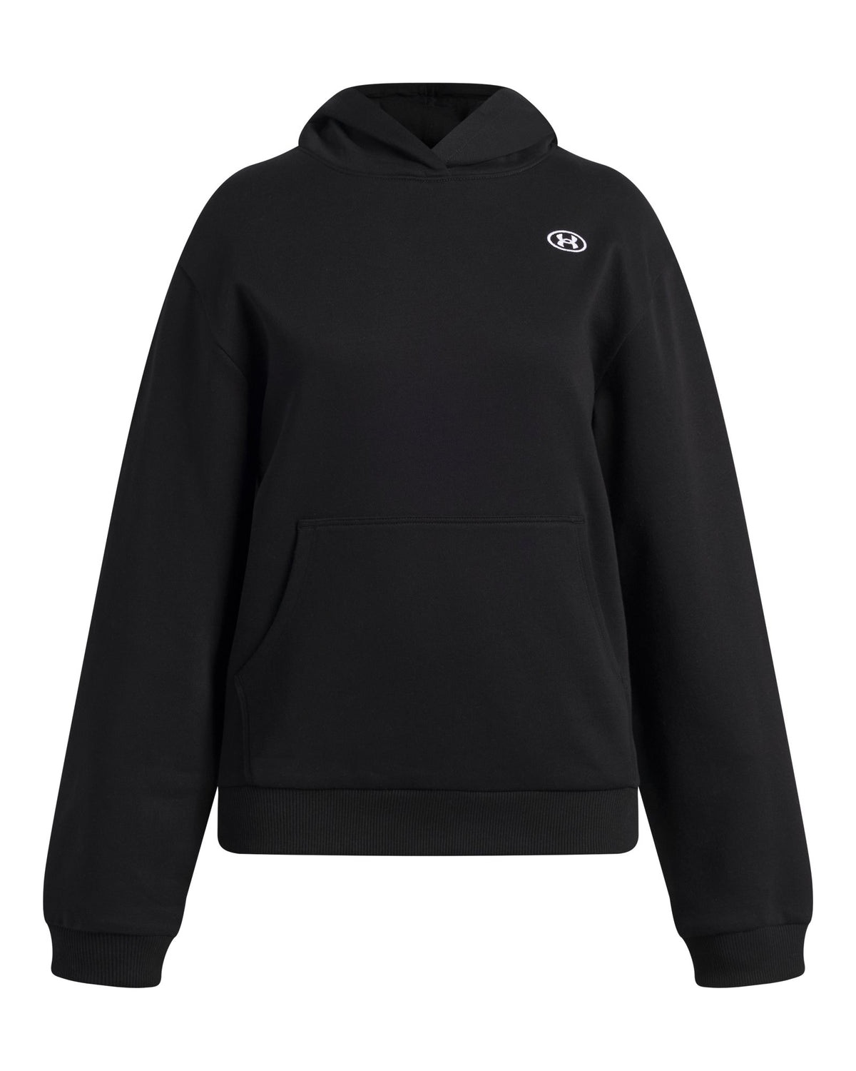 UA Rival Fleece Girls' Hoodie - Black