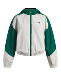 UA Icon Woven Girls' Full Zip - White