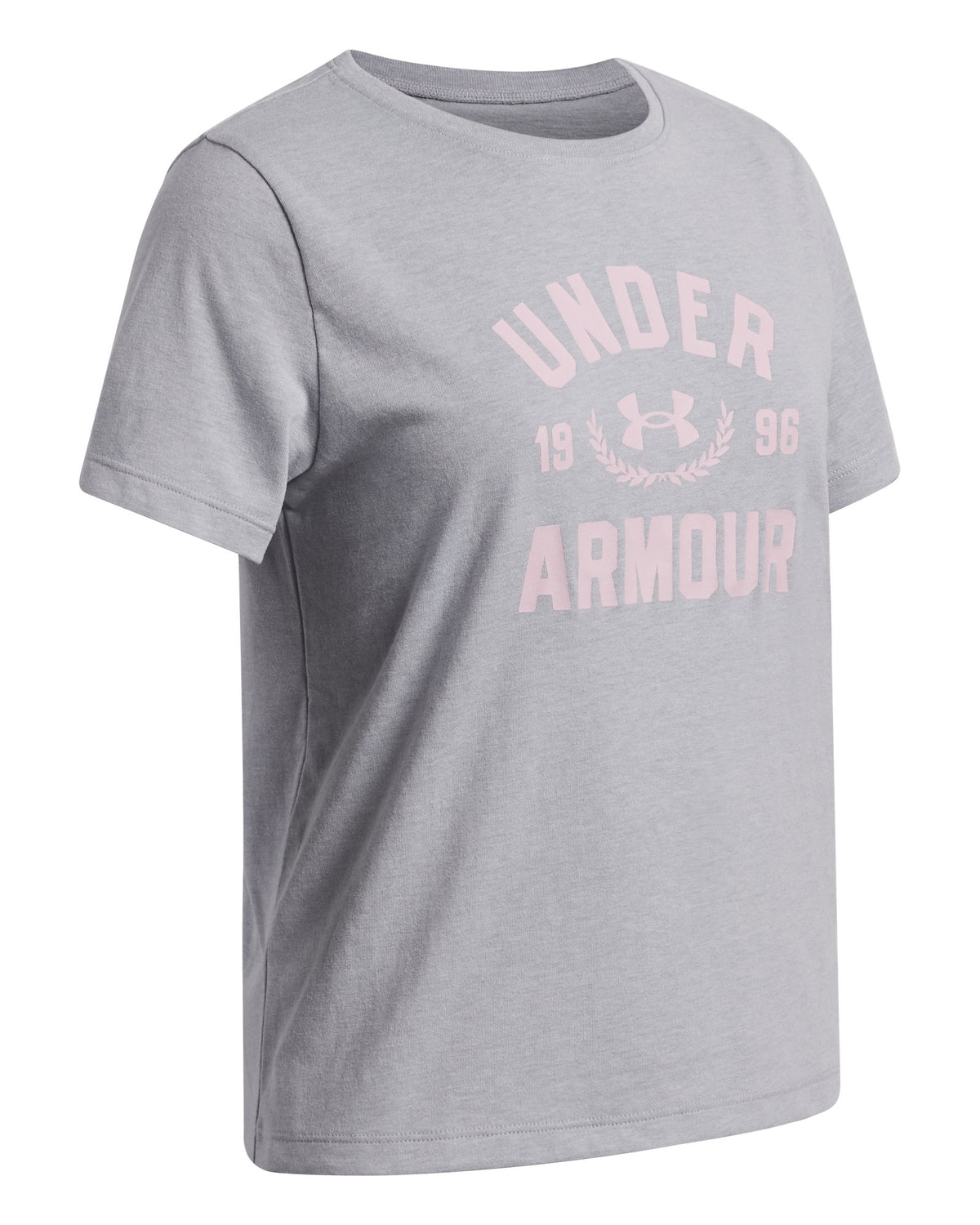 UA Varsity Girls' Short Sleeve - Gray
