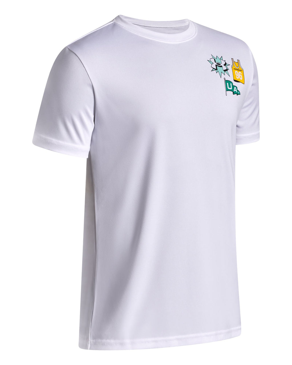 UA Tech™ Graphic Boys' Short Sleeve - White