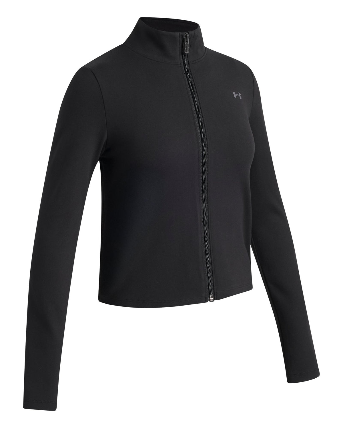 UA Motion Girls' Full Zip - Black