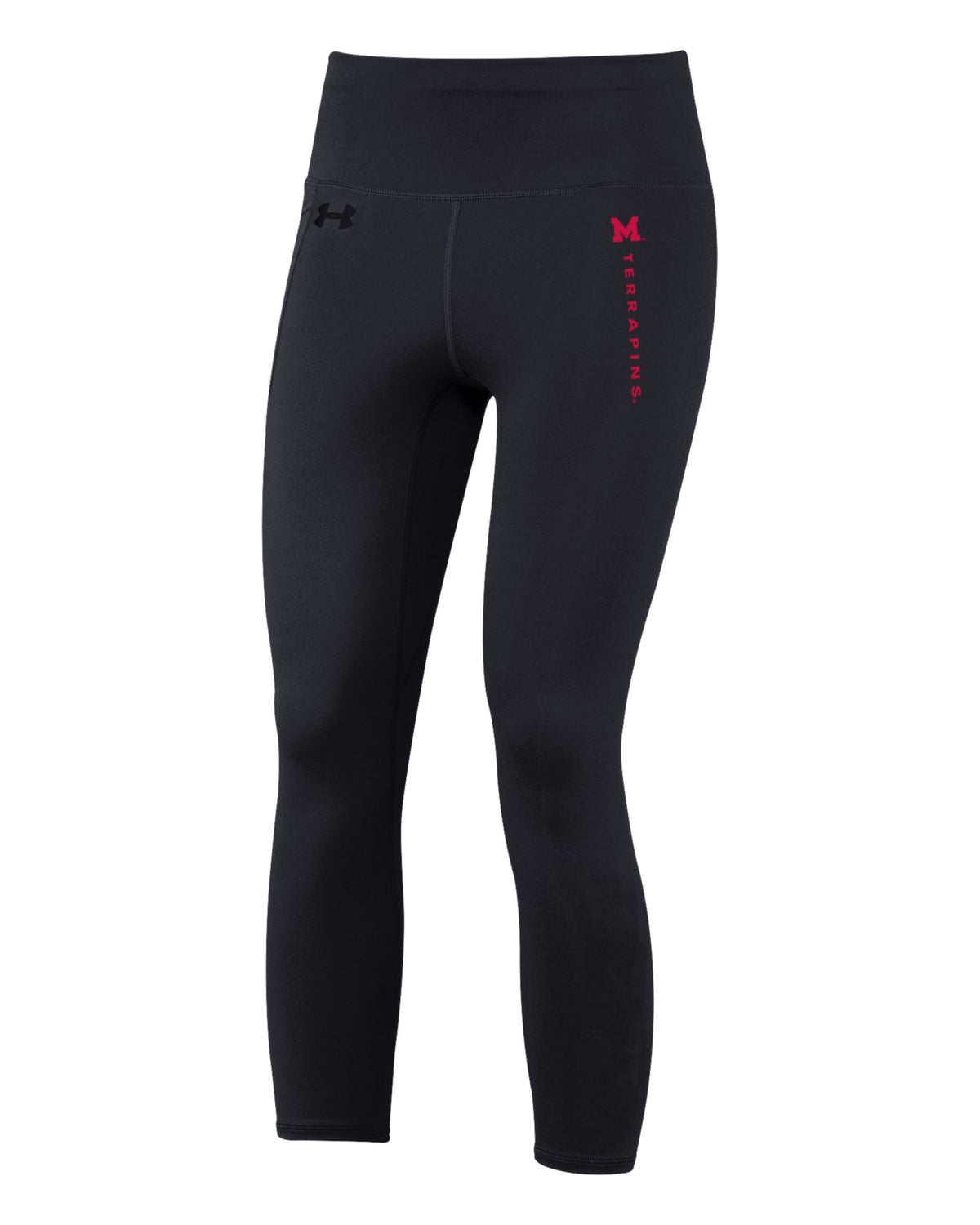UA Motion Collegiate Women's Ankle Leggings - Black