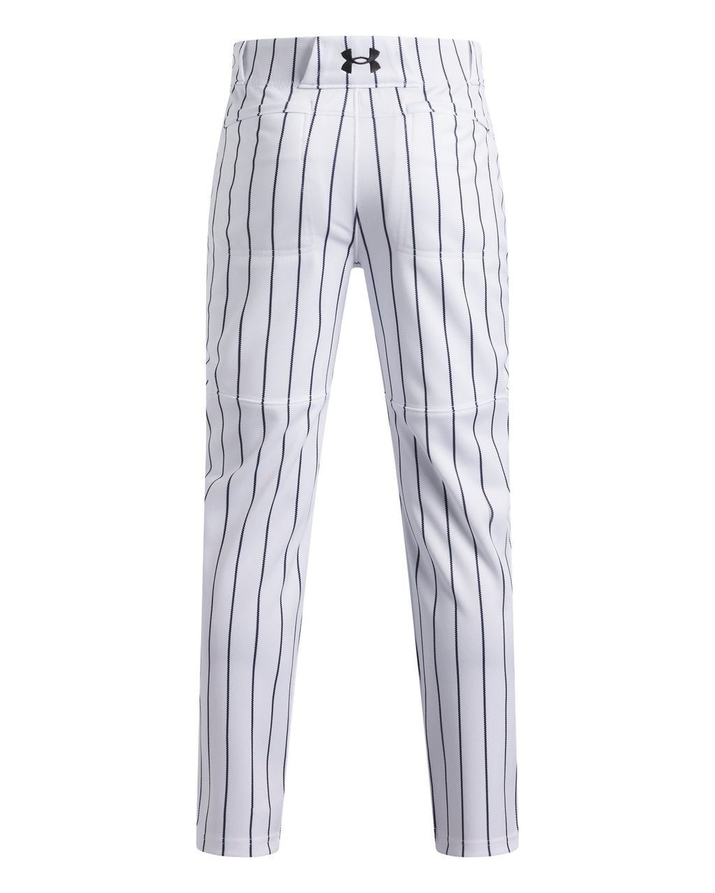 UA Utility Pro Pinstripe Tapered Boys' Baseball Pants - White