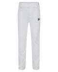UA Baseball Little Boys' Pants - White
