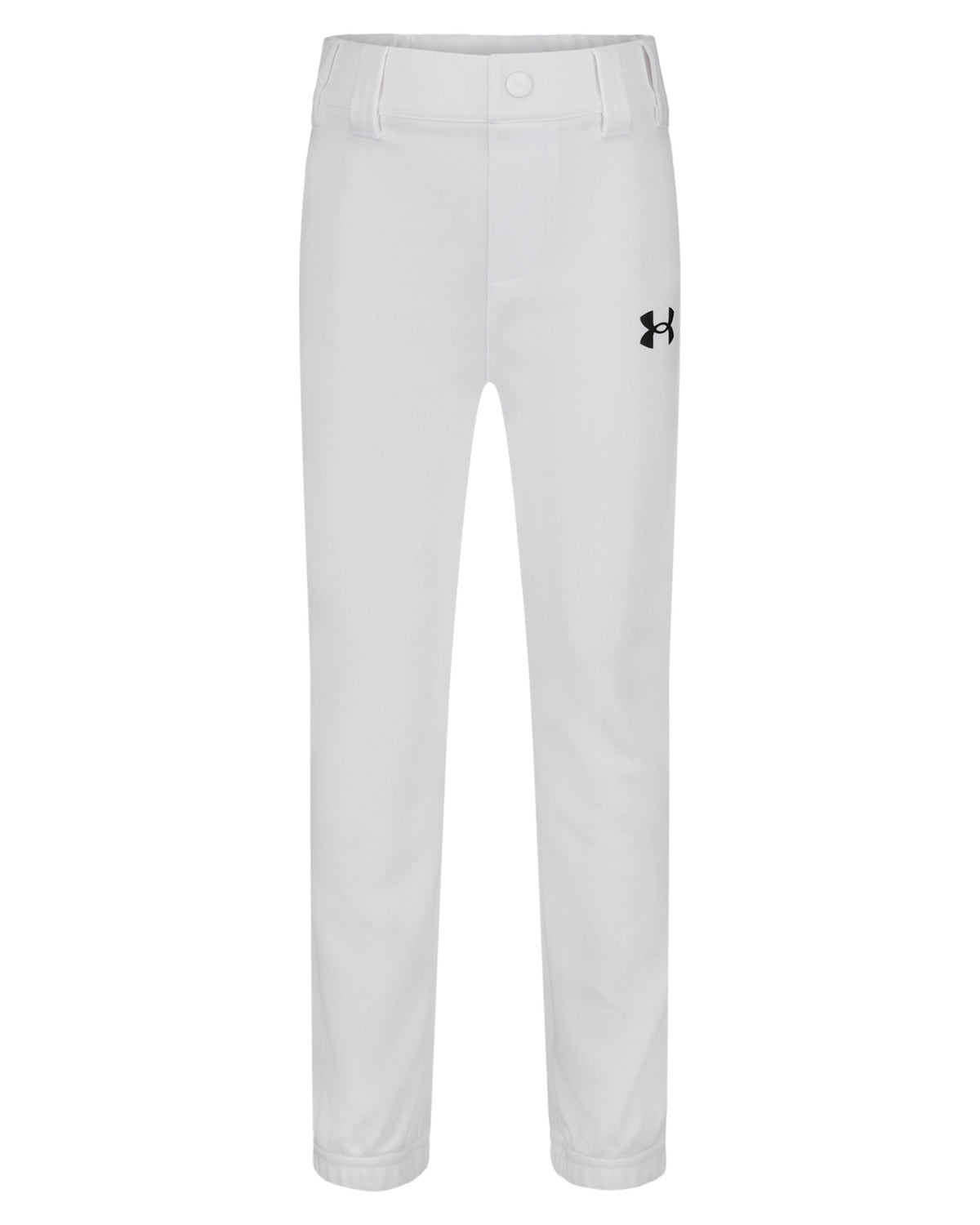 UA Baseball Little Boys' Pants - White