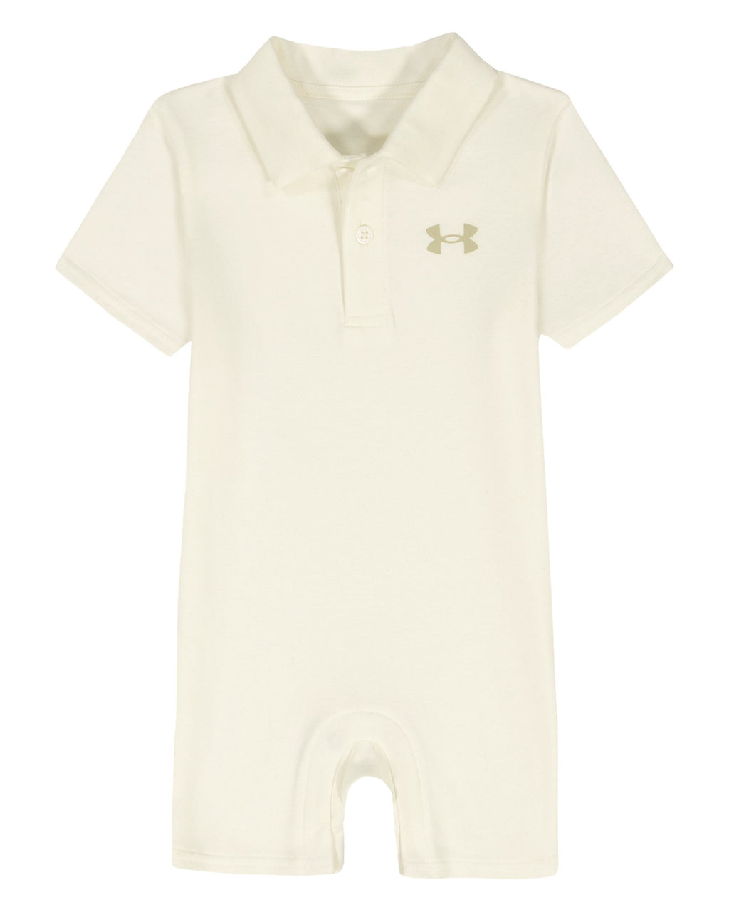 UA Solid Infant Boys' Polo Shortall - White