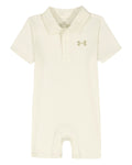 UA Solid Infant Boys' Polo Shortall - White