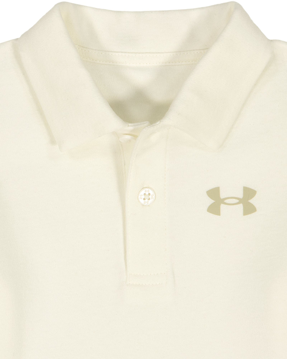 UA Solid Infant Boys' Polo Shortall - White