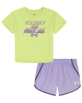UA Awesome Woven Infant Girls' Shorts Set - Green