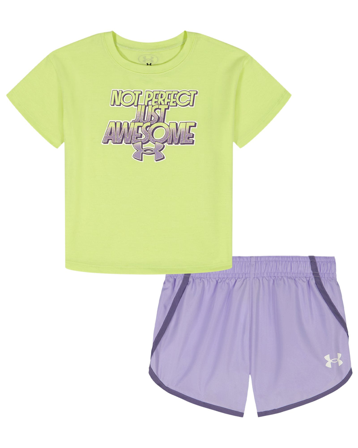 UA Awesome Woven Infant Girls' Shorts Set - Green
