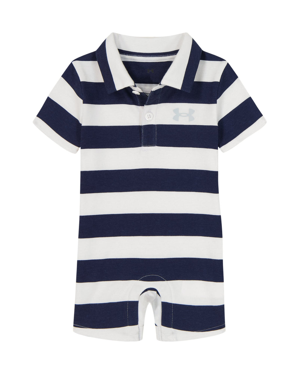 UA Stripe Infant Boys' Polo Shortall - Blue