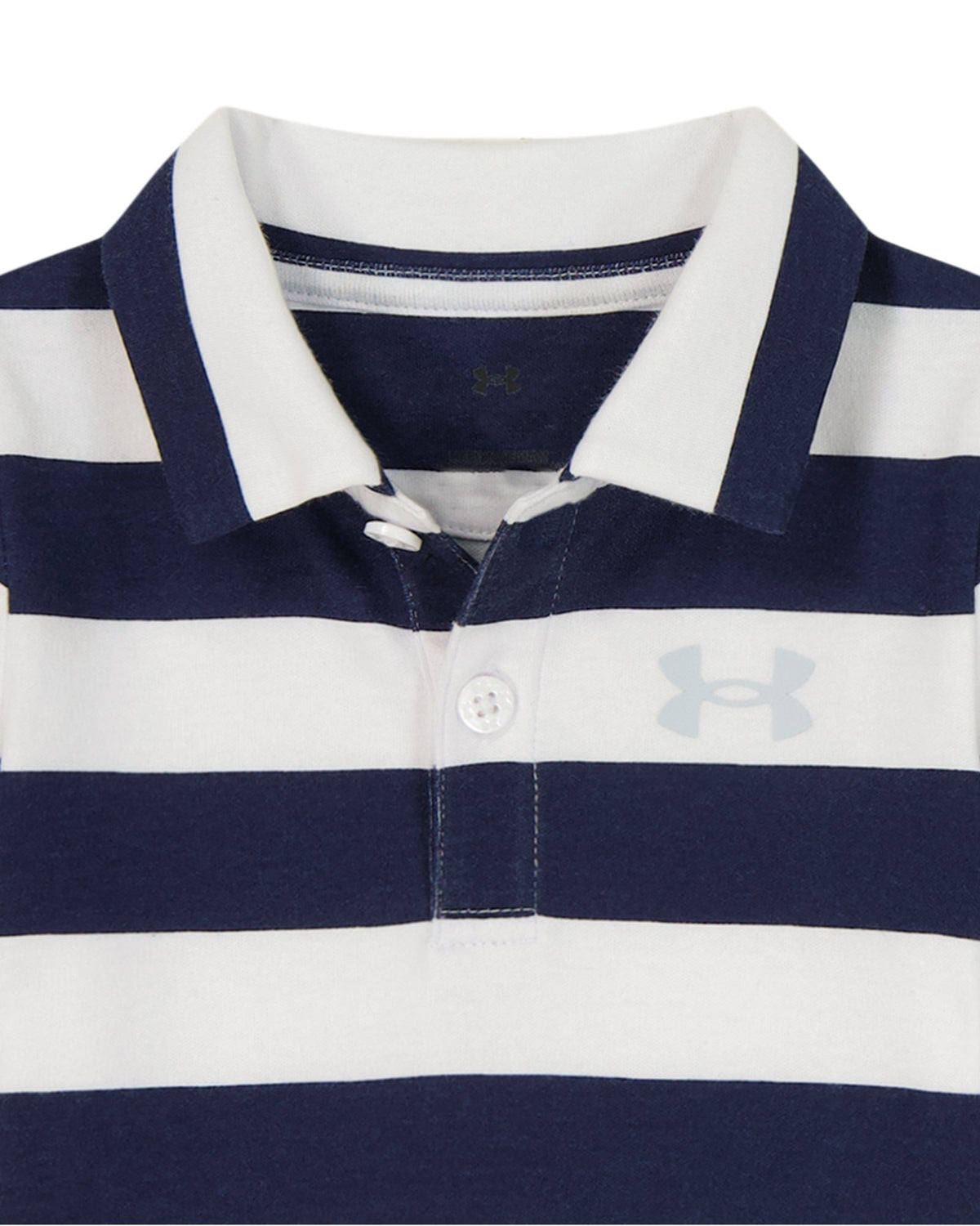 UA Stripe Infant Boys' Polo Shortall - Blue