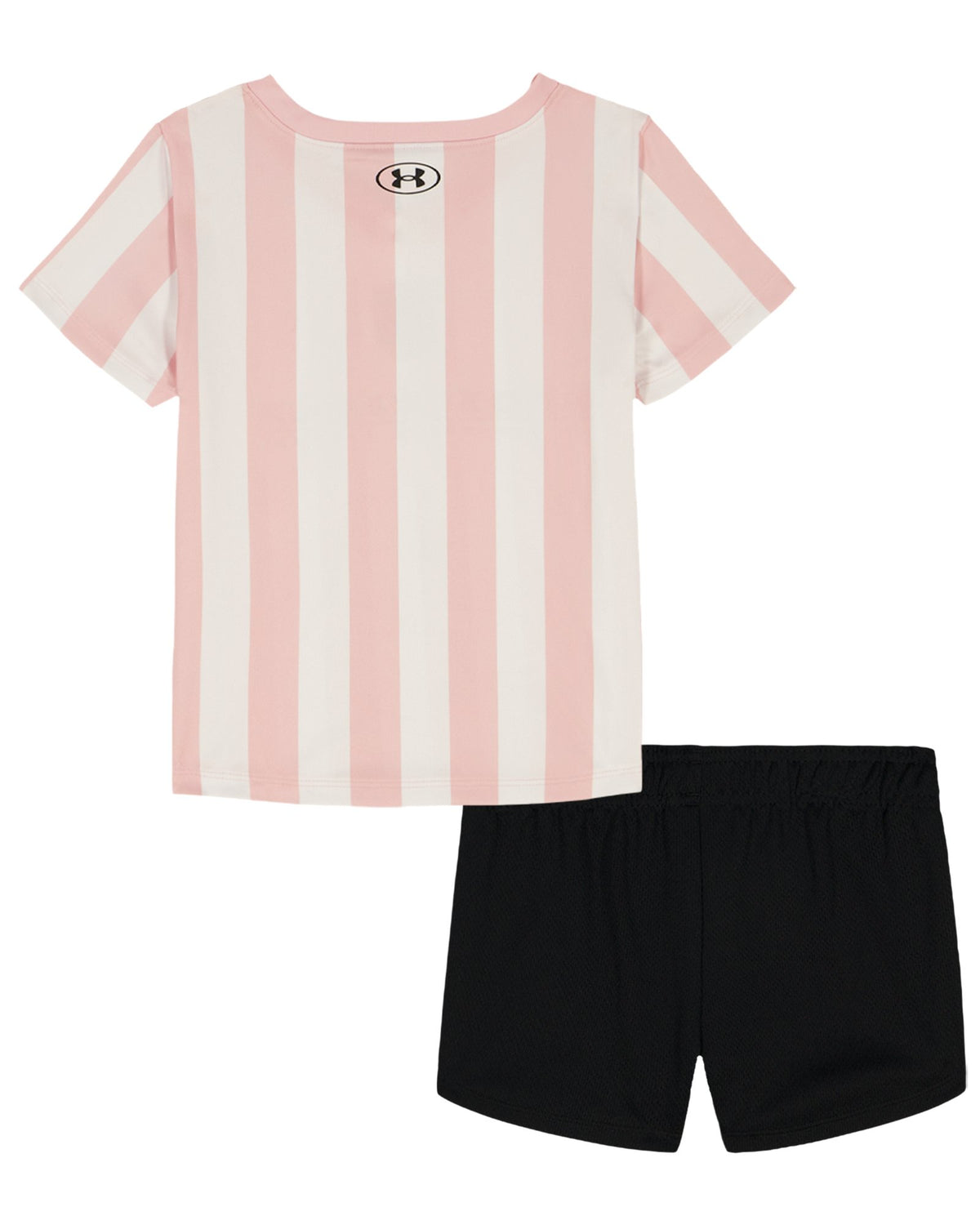 UA Uniform Mesh Little Girls' Shorts Set - Pink