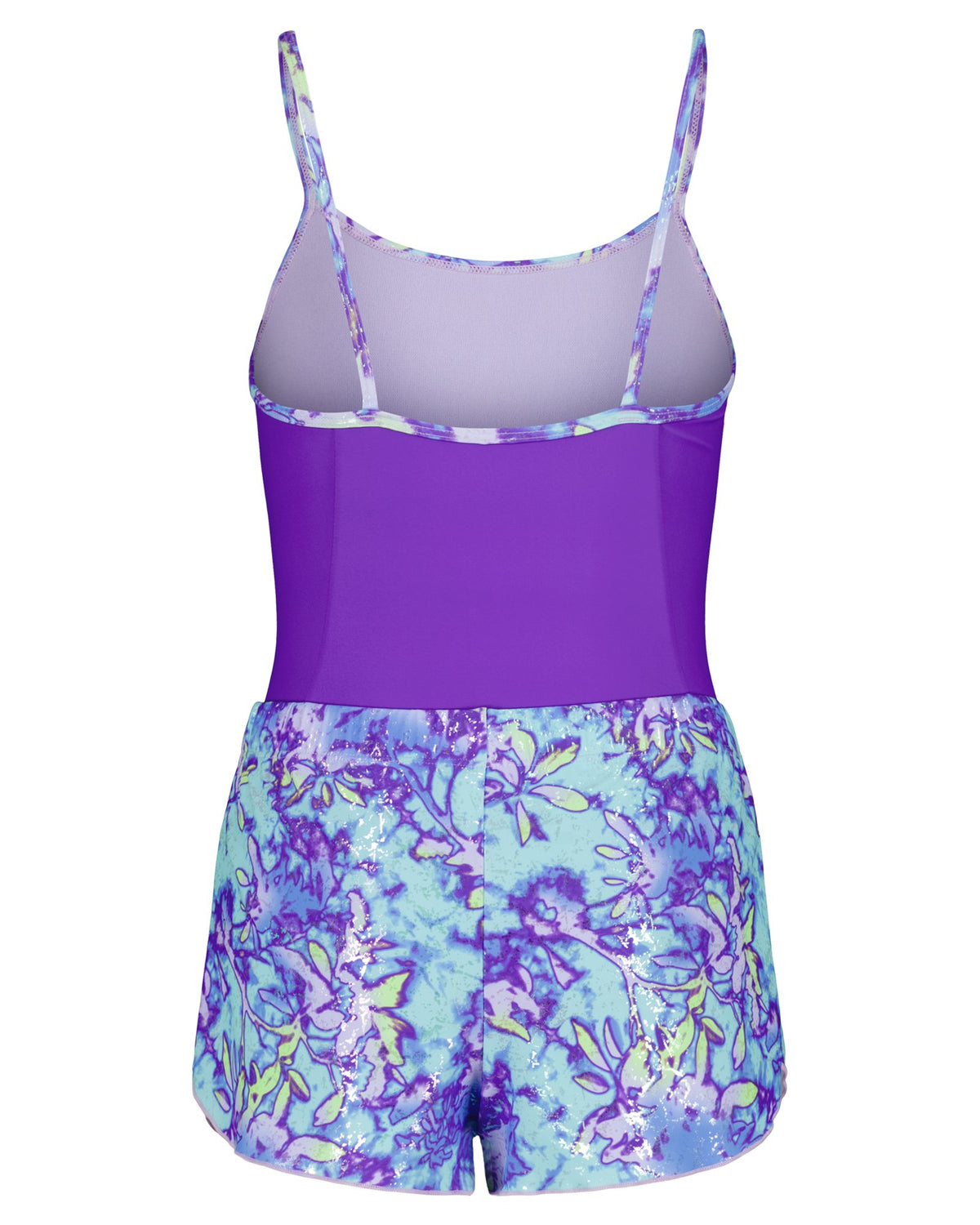 UA Floral Dye Girls' Set - Purple