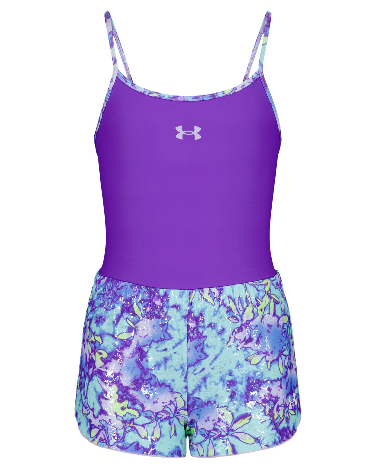 UA Floral Dye Girls' Set - Purple