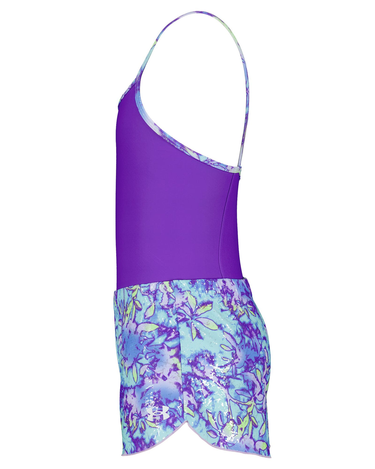 UA Floral Dye Girls' Set - Purple